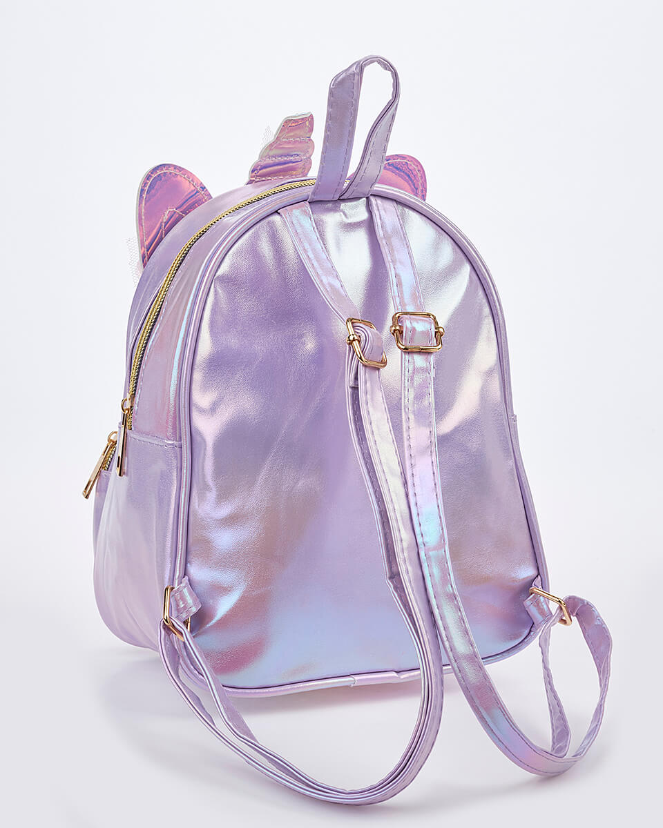 Παιδικό Σακίδιο Πλάτης Μονόκερος με Glitter XK-10007 LILAC