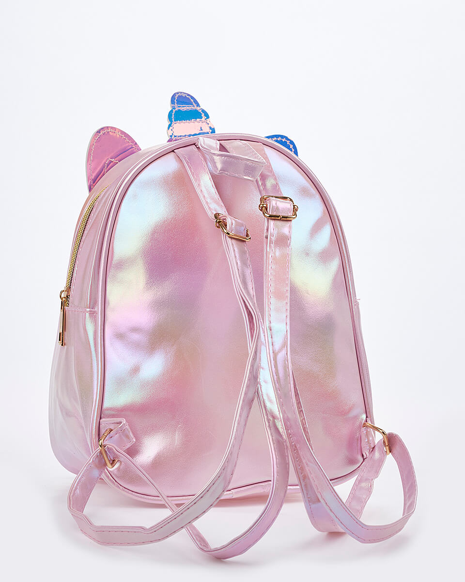 Παιδικό Σακίδιο Πλάτης Μονόκερος με Glitter XK-10007 PINK