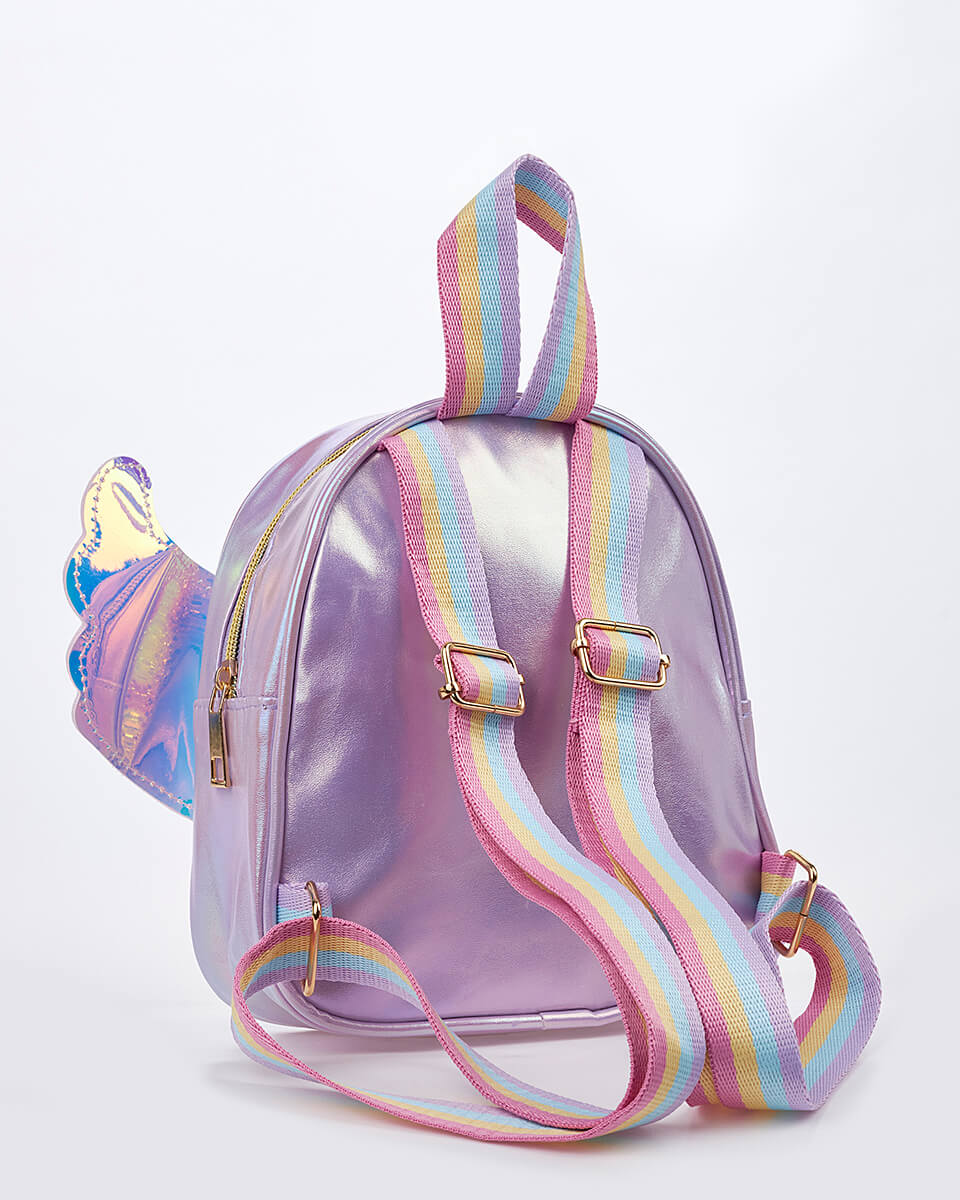 Παιδικό Σακίδιο Πλάτης Πριγκίπισσα με Φτερά & Γκλίτερ XK-9997 LILAC