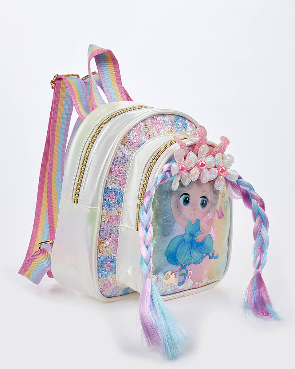 Παιδικό Σακίδιο Πλάτης Princess Wings   XK-9998 IVORY