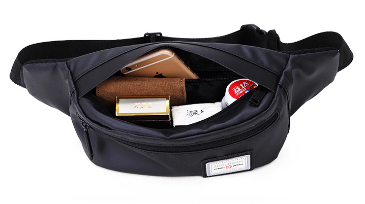 ARCTIC HUNTER τσάντα μέσης YB14001-BK, μαύρη