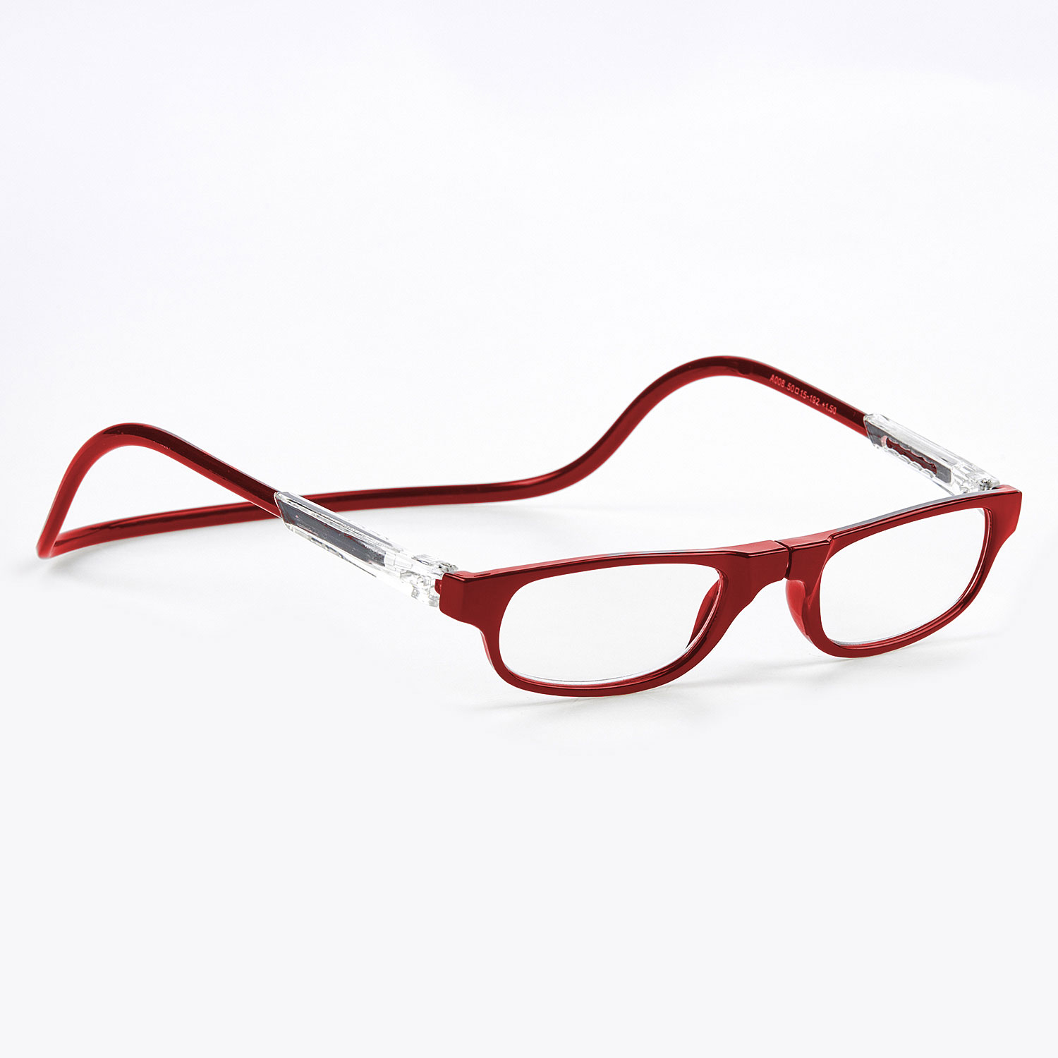 Γυαλιά πρεσβυωπίας με μαγνήτη Διαιρούμενα AG-A008 Κόκκινο