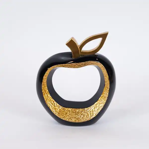 ΔΙΑΚΟΣΜΗΤΙΚΟ ΜΗΛΟ ΠΟΛΥΡΕΖΙΝ ΜΑΥΡΟ – ΧΡΥΣΟ 16.8×6.4×19.9cm ΔΙΑΚΟΣΜΗΤΙΚΟ ΜΗΛΟ ΠΟΛΥΡΕΖΙΝ ΜΑΥΡΟ – ΧΡΥΣΟ 16.8×6.4×19.9cm