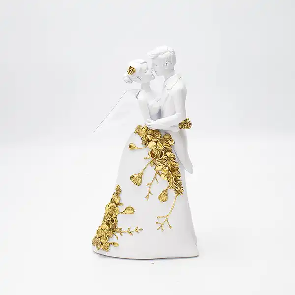 ΖΕΥΓΑΡΙ ΠΟΛΥΡΕΖΙΝ ΛΕΥΚΟ – ΧΡΥΣΟ 11.2x5x20cm ΖΕΥΓΑΡΙ ΠΟΛΥΡΕΖΙΝ ΛΕΥΚΟ – ΧΡΥΣΟ 11.2x5x20cm