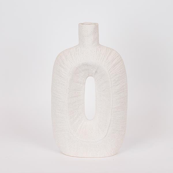 ΒΑΖΟ ΚΕΡΑΜΙΚΟ ΛΕΥΚΟ 20×9.5x34cm