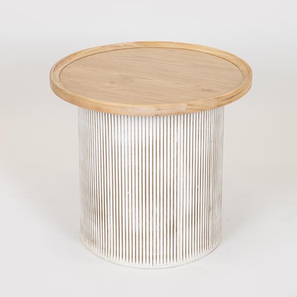 ΒΟΗΘΗΤΙΚΟ ΤΡΑΠΕΖΑΚΙ ΞΥΛΙΝΟ NATURAL 45x45x40cm