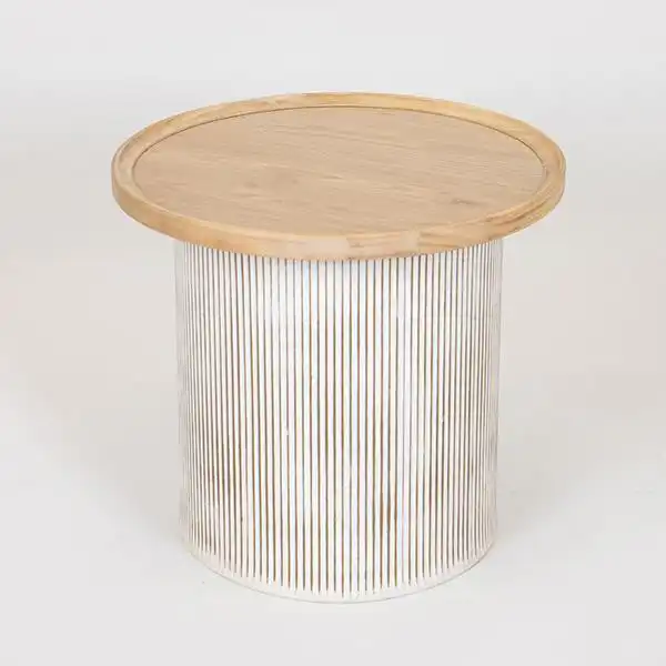 ΒΟΗΘΗΤΙΚΟ ΤΡΑΠΕΖΑΚΙ ΞΥΛΙΝΟ NATURAL 45x45x40cm