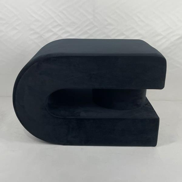 ΣΚΑΜΠΟ ΒΕΛΟΥΔΟ ΜΑΥΡΟ 60.5x40x40cm