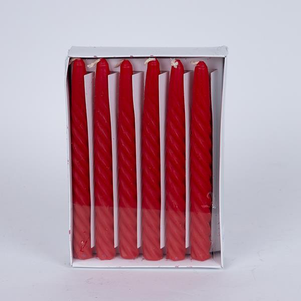 S/12 ΚΕΡΙ ΚΗΡΟΠΗΓΙΟΥ ΚΟΚΚΙΝΟ 2x20cm S/12 ΚΕΡΙ ΚΗΡΟΠΗΓΙΟΥ ΚΟΚΚΙΝΟ 2x20cm