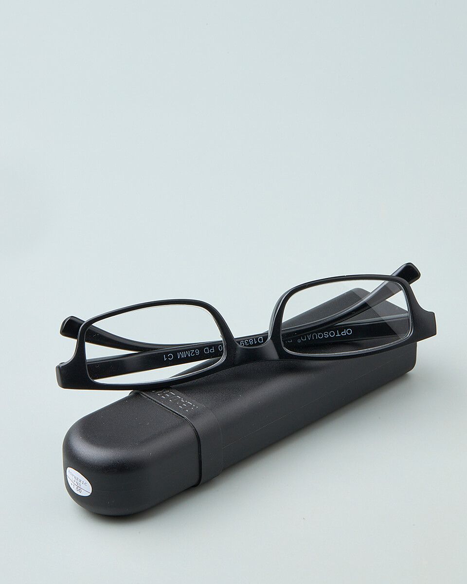 Γυαλιά Διαβάσματος Πρεσβυωπίας με Εύκαμπτους Βραχίονες & Ανθεκτικό Σκελετό D1839 ΜΑΥΡΟ