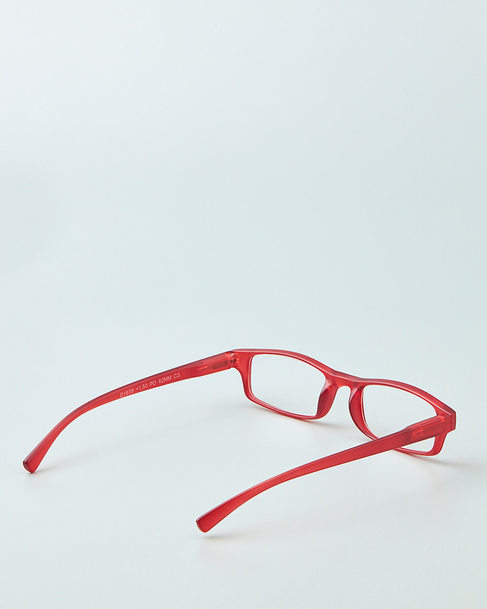 Γυαλιά Διαβάσματος Πρεσβυωπίας με Εύκαμπτους Βραχίονες & Ανθεκτικό Σκελετό D1839 ΚΟΚΚΙΝΟ