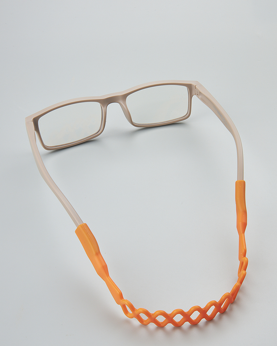 Κορδόνι Γυαλιών σιλικόνης σε Πορτοκαλί Χρώμα