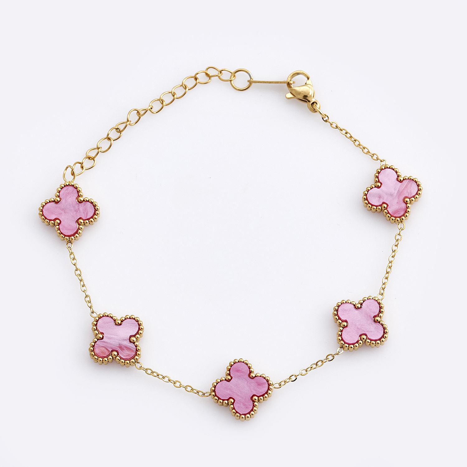 Sequoia Γυναικείο ατσάλινο βραχιόλι με σχέδιο λουλούδια επιχρυσωμένο με φίλντισι κοραλλί Sequoia Γυναικείο ατσάλινο βραχιόλι με σχέδιο λουλούδια επιχρυσωμένο με φίλντισι κοραλλί