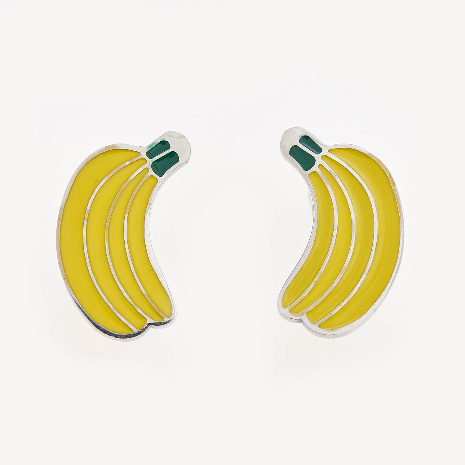 Sequoia Παιδικό Υποαλλεργικό Ατσάλινο Σκουλαρίκι με σμάλτο φράουλα