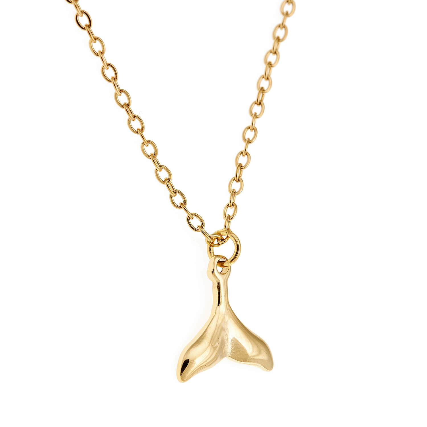 Sequoia Παιδικό Υποαλλεργικό ατσάλινο Κολιέ με μοτίφ ουρά γοργόνας χρυσό