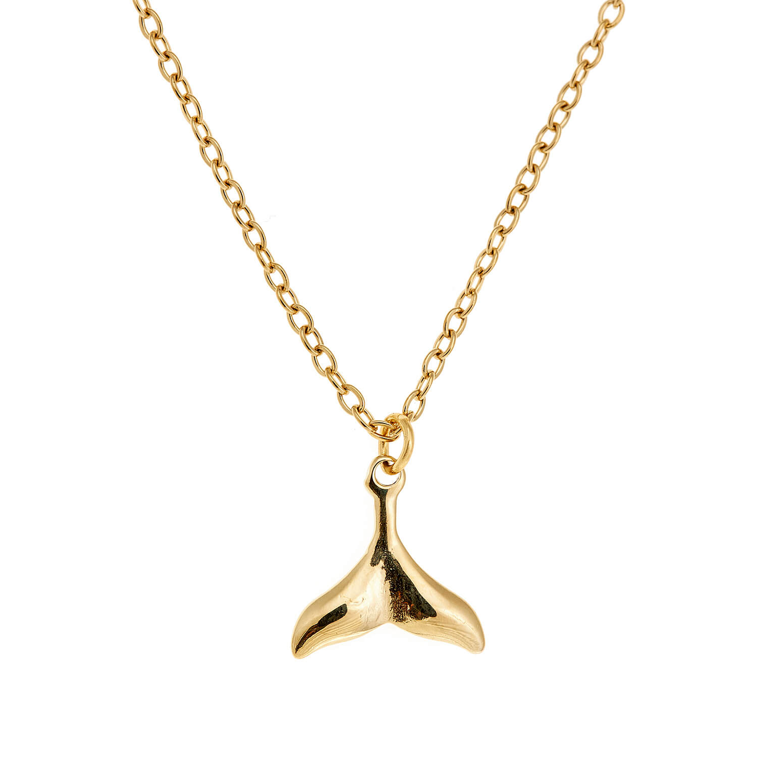 Sequoia Παιδικό Υποαλλεργικό ατσάλινο Κολιέ με μοτίφ ουρά γοργόνας χρυσό