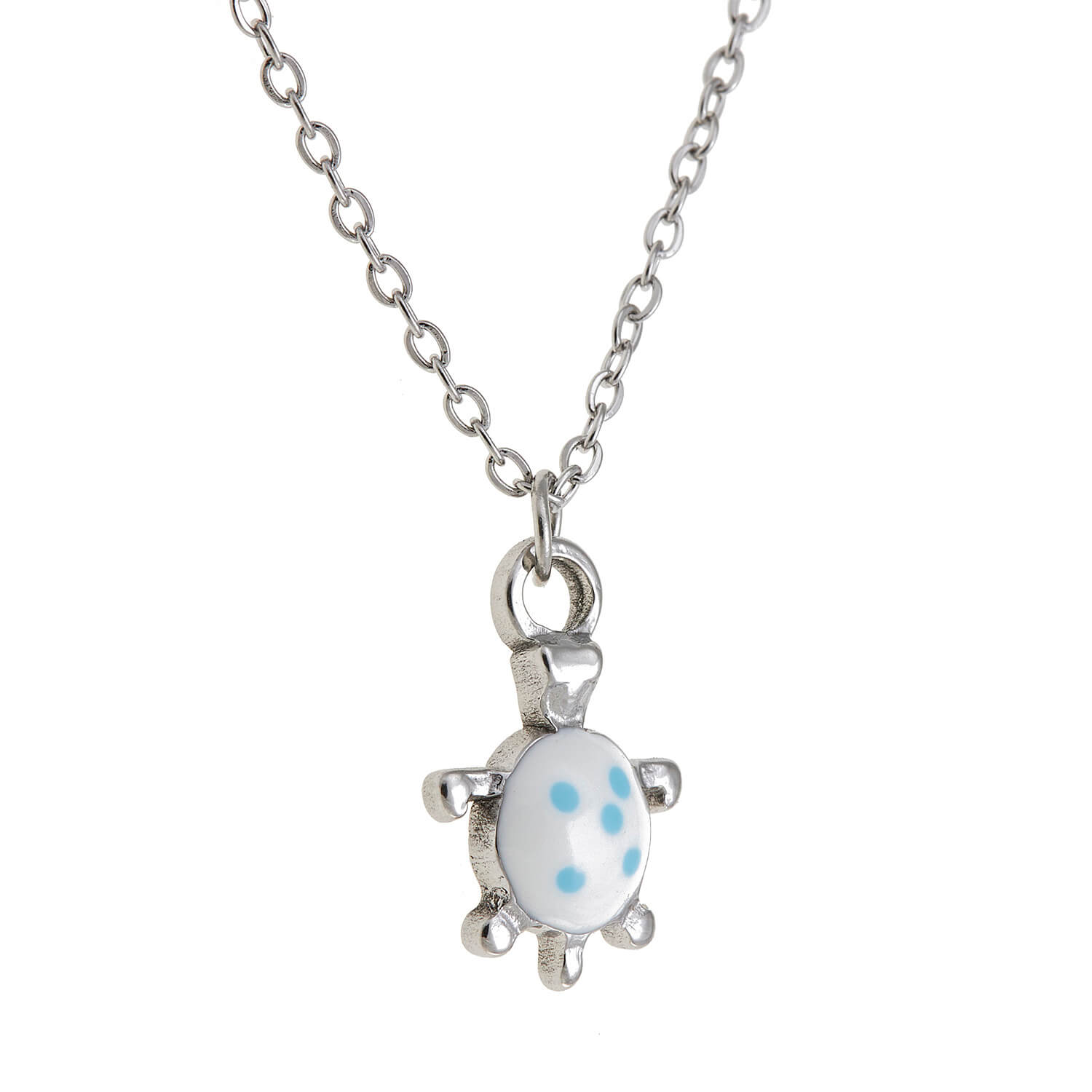 Sequoia Παιδικό Υποαλλεργικό ατσάλινο Κολιέ με μοτίφ χελωνάκι Sequoia Παιδικό Υποαλλεργικό ατσάλινο Κολιέ με μοτίφ χελωνάκι