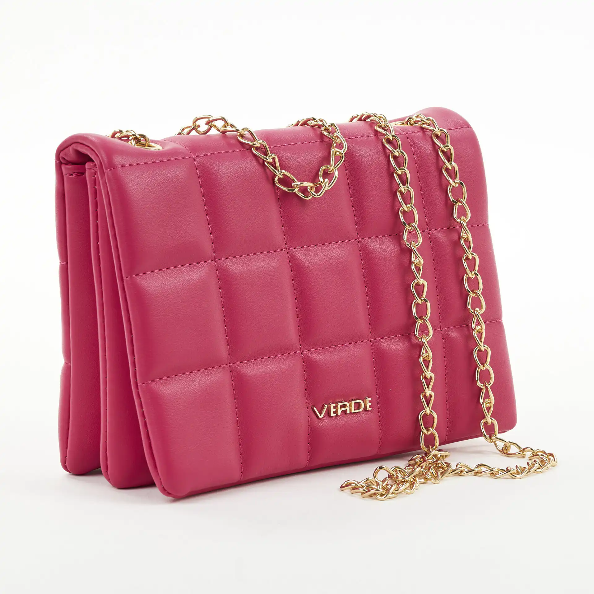 Verde Γυναικείο Τσαντάκι Αμπιγέ 01-1560 Φούξια