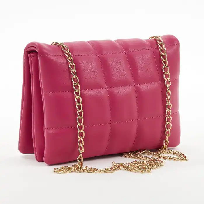 Verde Γυναικείο Τσαντάκι Αμπιγέ 01-1560 Φούξια