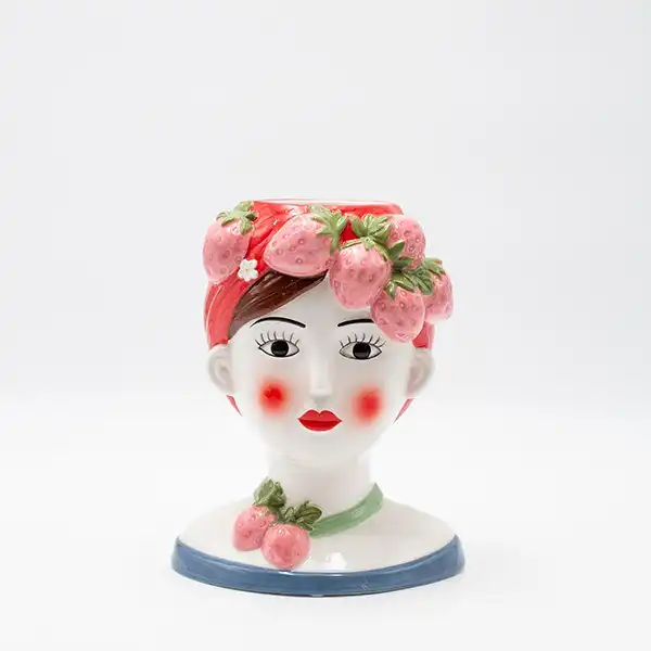 ΒΑΖΟ ΓΥΝΑΙΚΑ ΠΗΛΙΝΟ ΠΟΛΥΧΡΩΜΟ 16.3×13.2×20.3cm ΒΑΖΟ ΓΥΝΑΙΚΑ ΠΗΛΙΝΟ ΠΟΛΥΧΡΩΜΟ 16.3×13.2×20.3cm