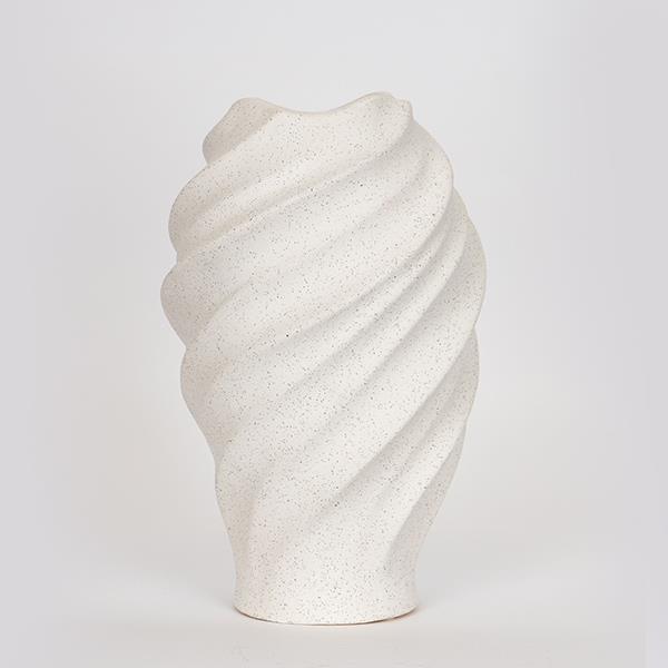 ΒΑΖΟ ΚΕΡΑΜΙΚΟ ΛΕΥΚΟ 17.5×17.5x28cm