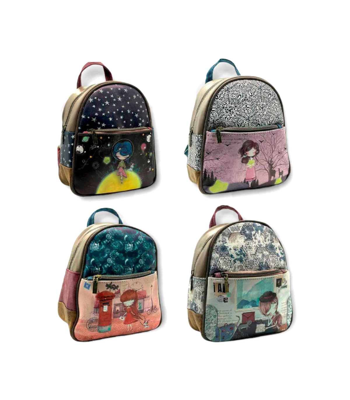 Γυναικεία Τσάντα Πλάτης Μικρού μεγέθους Sweet Candy CGCB840-4 pink