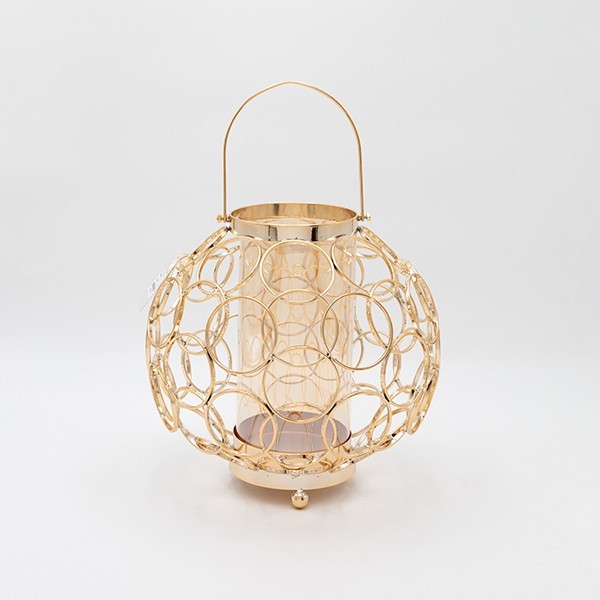 ΦΑΝΑΡΙ ΜΕΤΑΛΛΙΚΟ ΧΡΥΣΟ 23x23cm