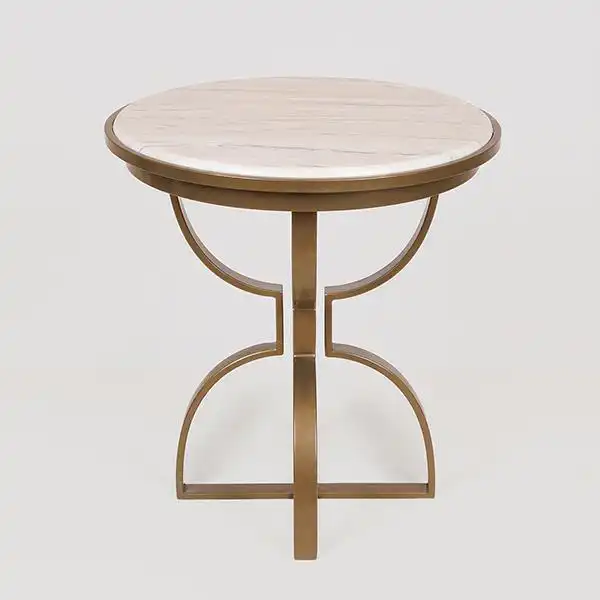 ΤΡΑΠΕΖΙ ΜΕΤΑΛΛΙΚΟ ΧΡΥΣΟ – ΛΕΥΚΟ 50x50x52cm ΤΡΑΠΕΖΙ ΜΕΤΑΛΛΙΚΟ ΧΡΥΣΟ – ΛΕΥΚΟ 50x50x52cm