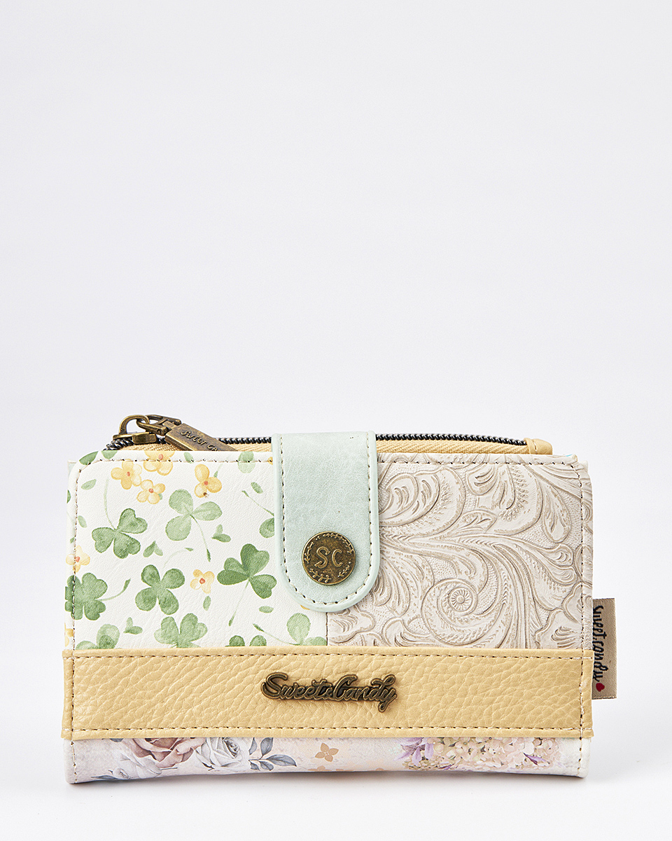 Sweet Candy Γυναικείο Πορτοφόλι με Vintage Floral Σχέδιο – Floral Whisper