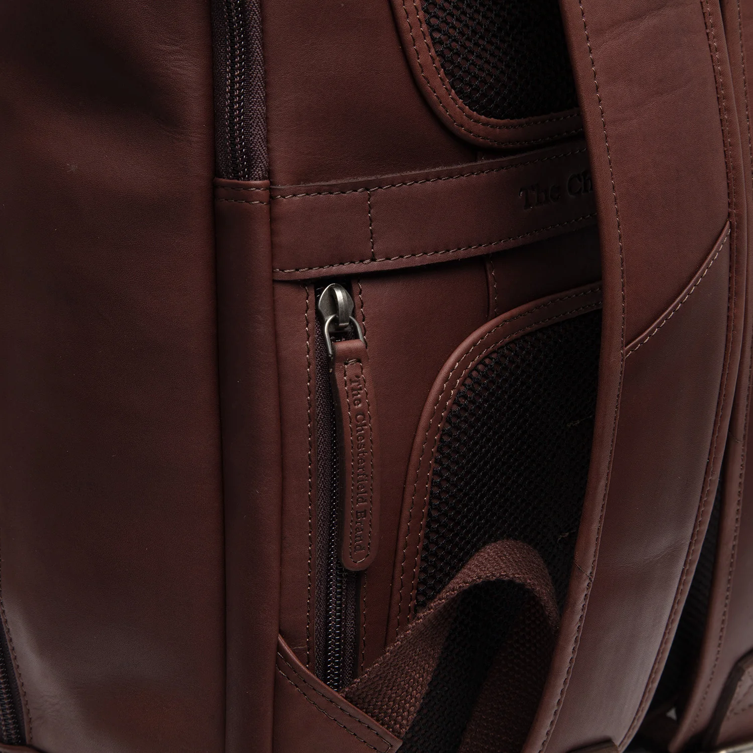Chesterfield Leather Backpack Detroit Brown