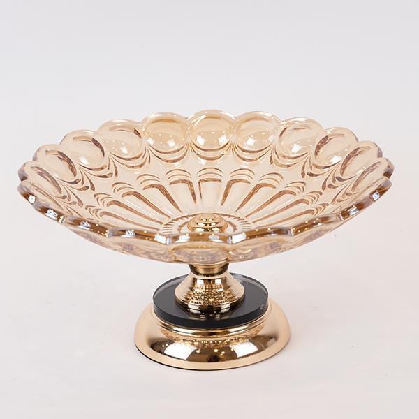 ΜΠΩΛ ΜΕΤΑΛΛΙΚΟ – ΓΥΑΛΙΝΟ ΧΡΥΣΟ 30x18cm