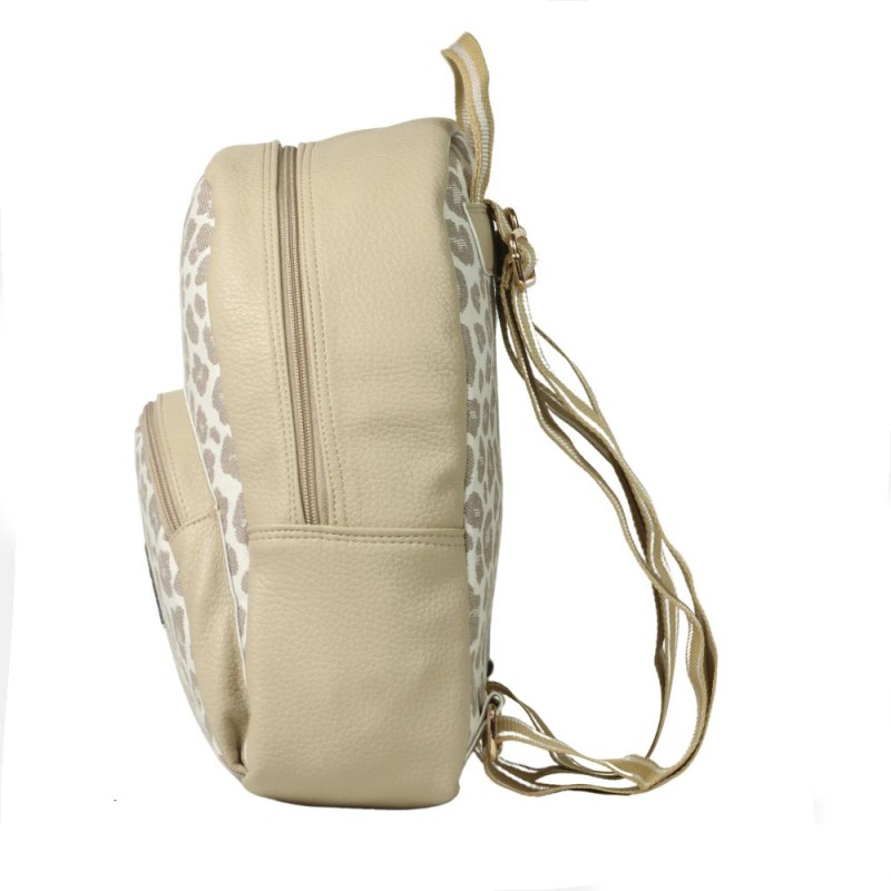 Μπεζ Λεοπάρ Σακίδιο Πλάτης Calliphana