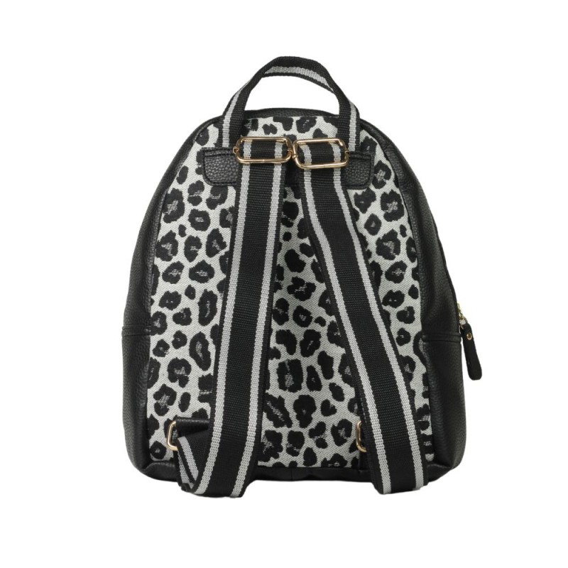 Λεοπάρ Ασπρόμαυρο Σακίδιο Πλάτης Calliphana