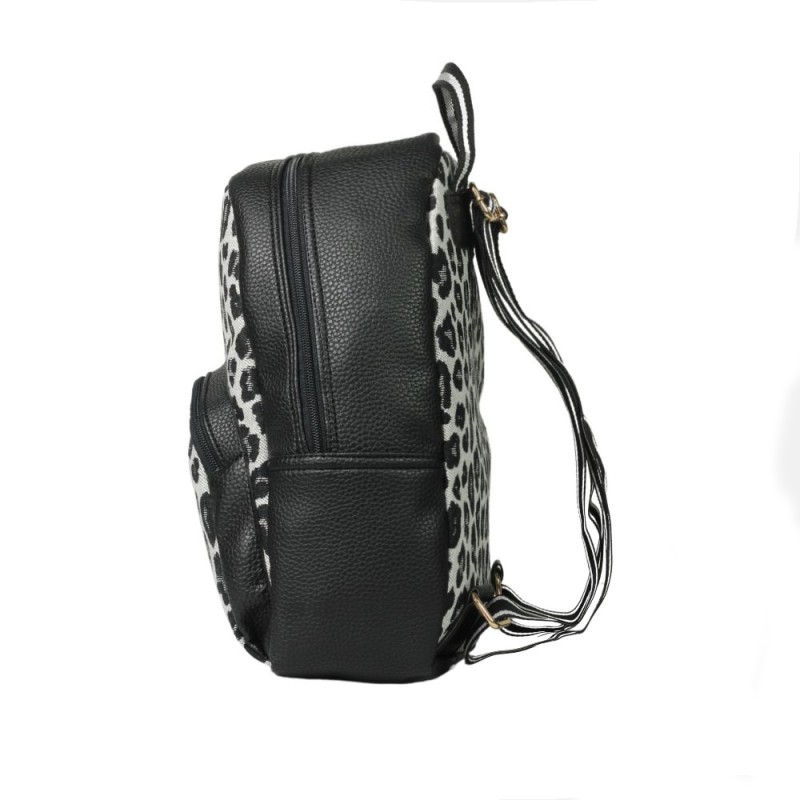 Λεοπάρ Ασπρόμαυρο Σακίδιο Πλάτης Calliphana Λεοπάρ Ασπρόμαυρο Σακίδιο Πλάτης Calliphana