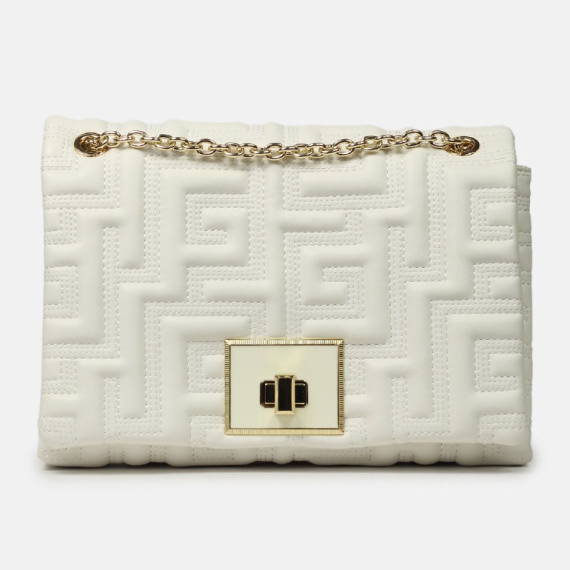 Άσπρη τσάντα χιαστί Capra (Μικρή) Άσπρη τσάντα χιαστί Capra (Μικρή)