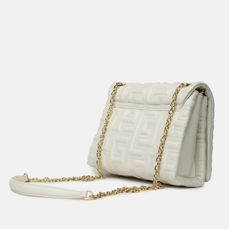 Άσπρη τσάντα χιαστί Capra (Μικρή)