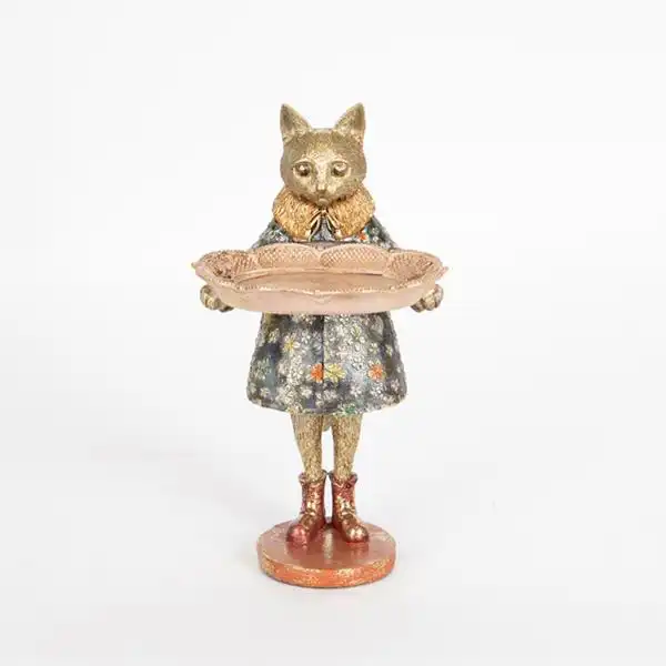 ΓΑΤΑ ΠΟΛΥΡΕΖΙΝ 15.5x14x27cm