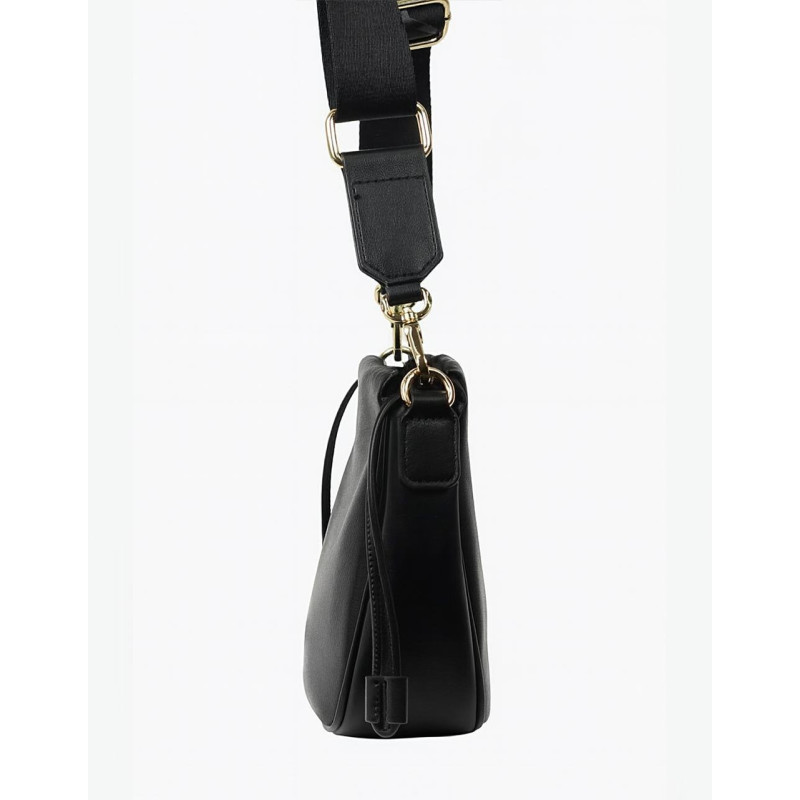 Χειροποίητο τσαντάκι ώμου μαύρο Celes