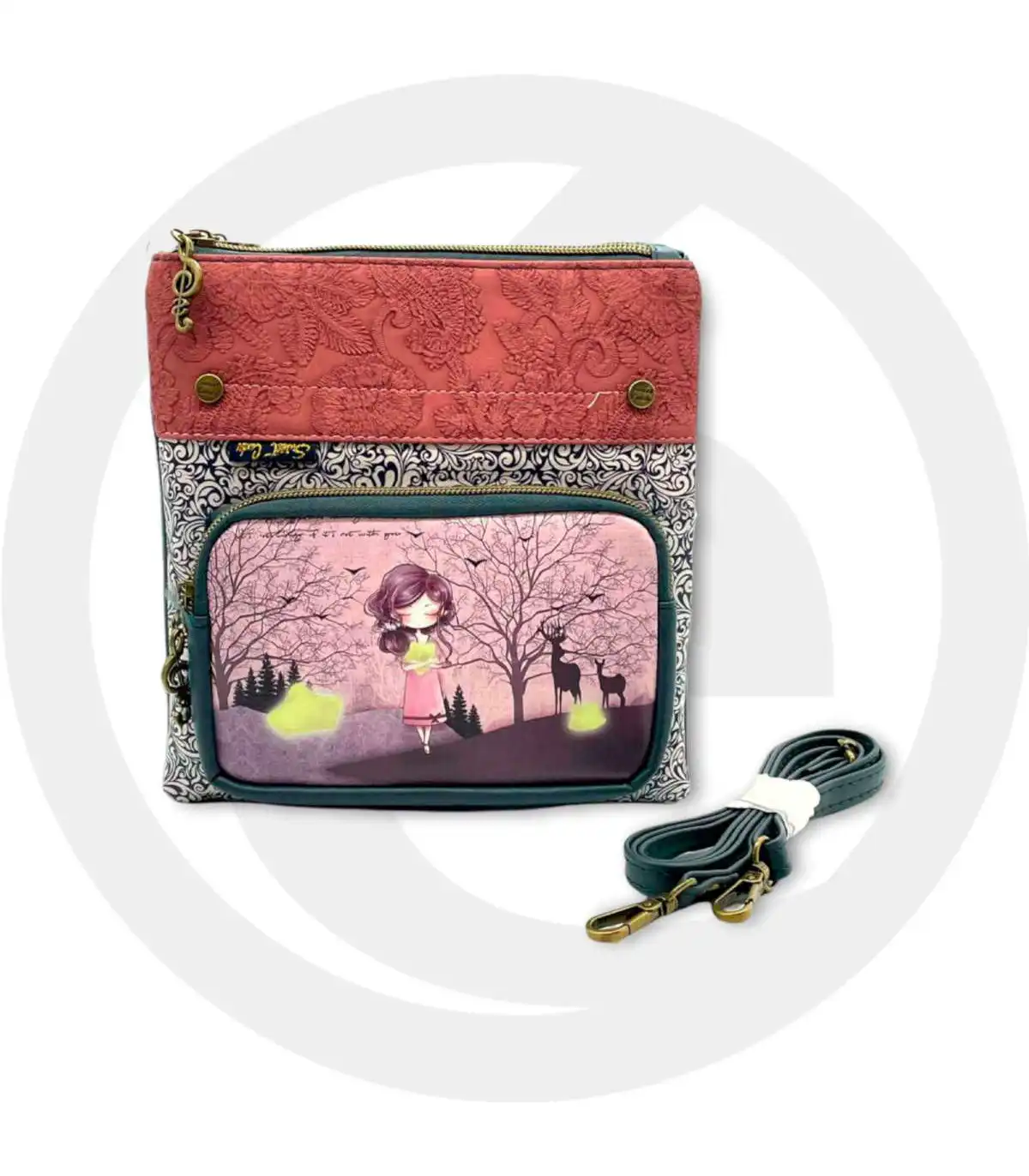 Γυναικεία Τσάντα Χιαστί Sweet Candy CGC074-4 Beige