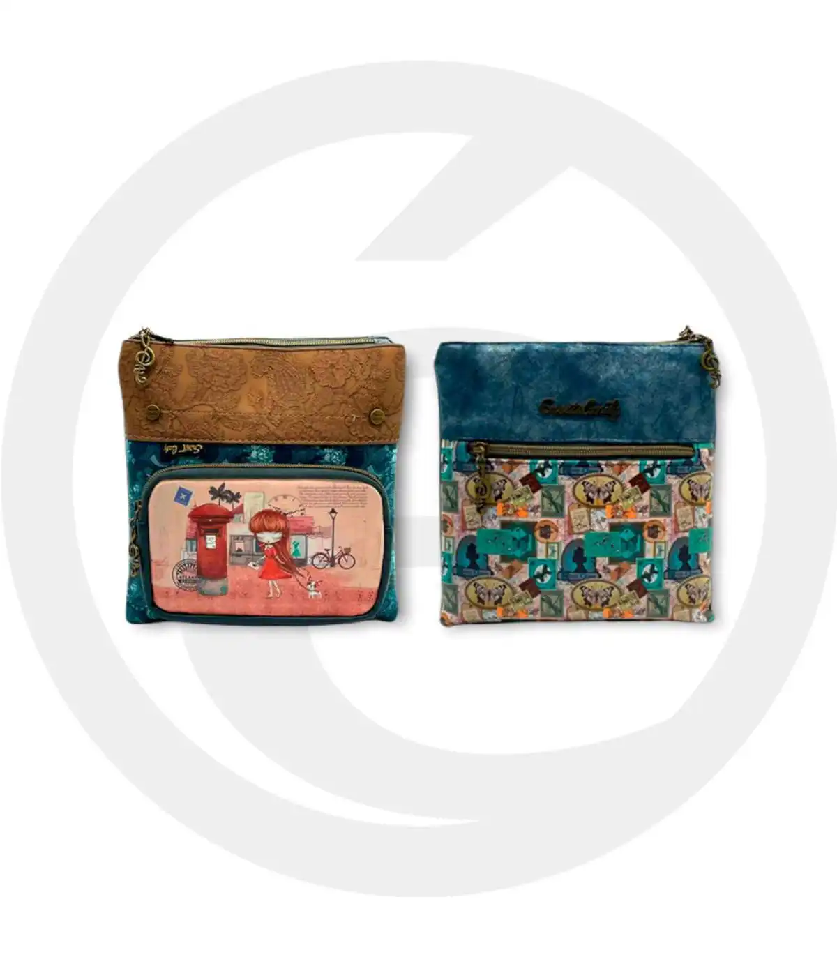 Γυναικεία Τσάντα Χιαστί Sweet Candy CGC074-4 Beige