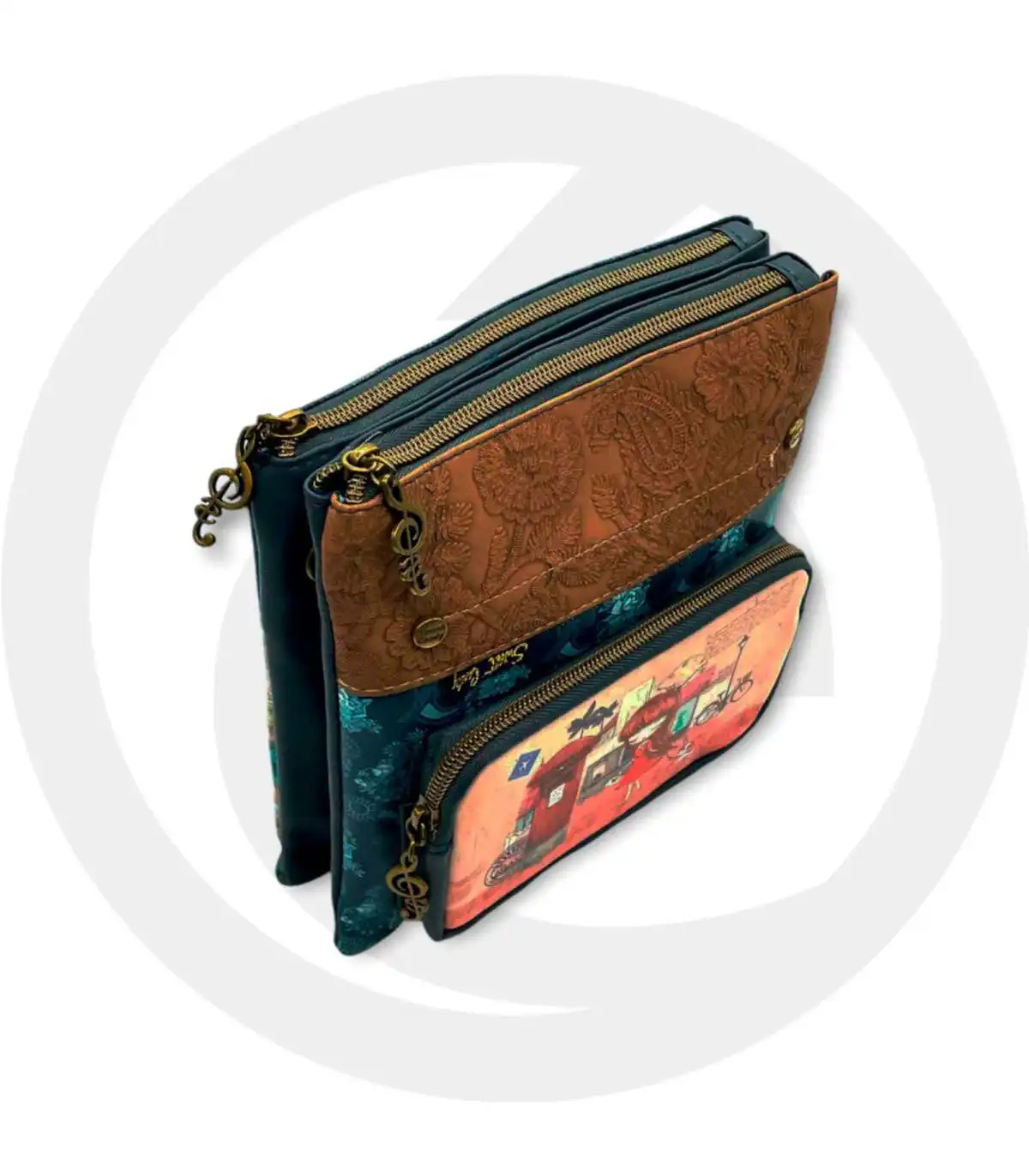 Γυναικεία Τσάντα Χιαστί Sweet Candy CGC074-4 Beige