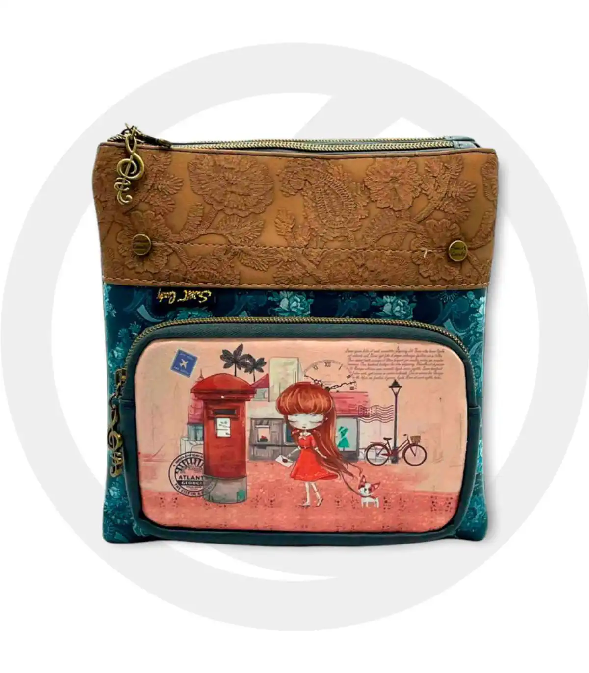 Γυναικεία Τσάντα Χιαστί Sweet Candy CGC074-4 Beige