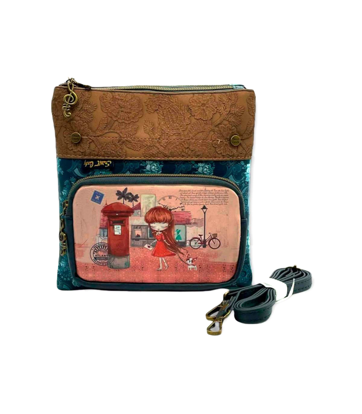 Γυναικεία Τσάντα Χιαστί Sweet Candy CGC074-4 ORANGE Γυναικεία Τσάντα Χιαστί Sweet Candy CGC074-4 ORANGE