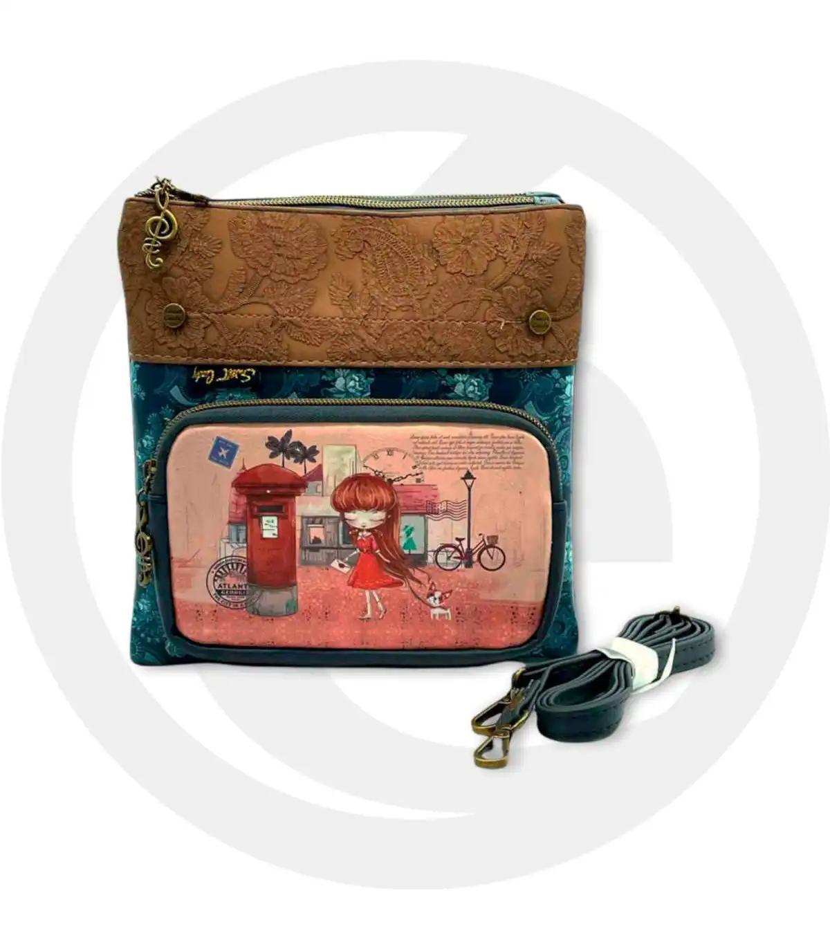 Γυναικεία Τσάντα Χιαστί Sweet Candy CGC074-4 Beige