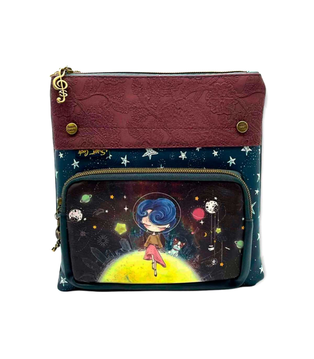 Γυναικεία Τσάντα Χιαστί Sweet Candy CGC074-4 Brown Γυναικεία Τσάντα Χιαστί Sweet Candy CGC074-4 Brown