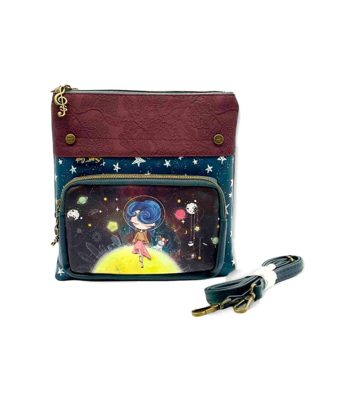 Γυναικεία Τσάντα Χιαστί Sweet Candy CGC074-4 Brown Γυναικεία Τσάντα Χιαστί Sweet Candy CGC074-4 Brown