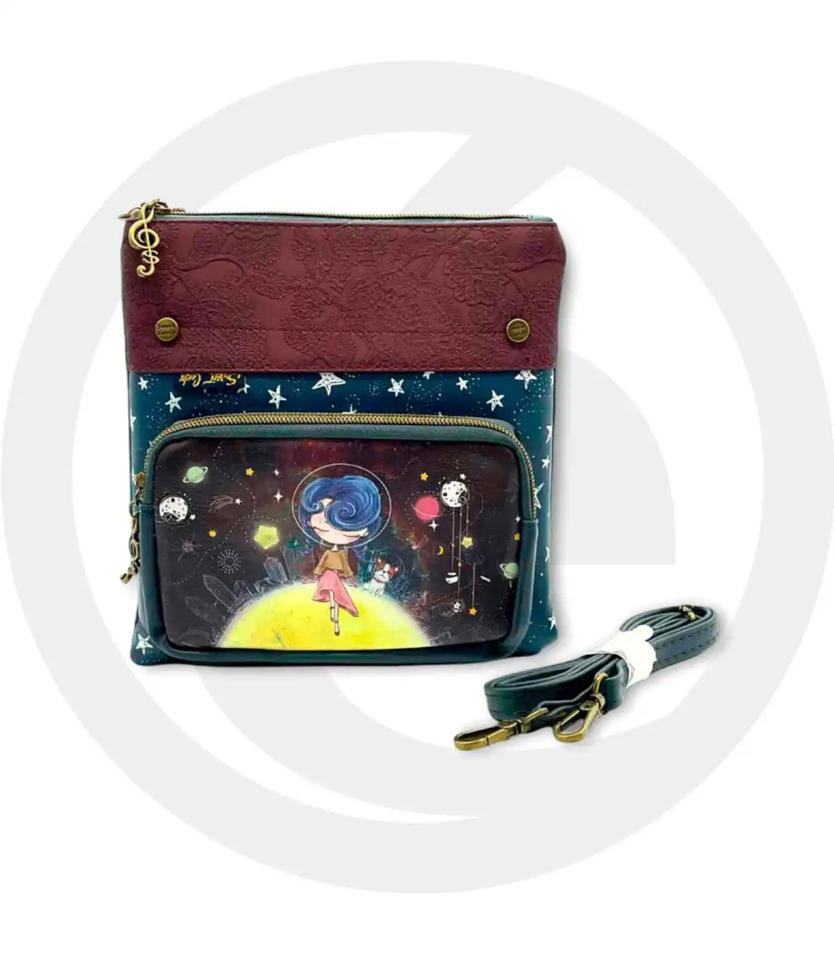 Γυναικεία Τσάντα Χιαστί Sweet Candy CGC074-4 Beige