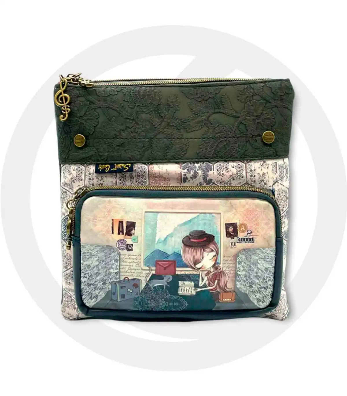 Γυναικεία Τσάντα Χιαστί Sweet Candy CGC074-4 Beige