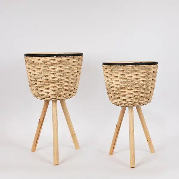 S/2 ΚΑΛΑΘΙΑ ΨΑΘΙΝΑ ΦΥΣΙΚΟ 33x33x61cm/ 28x28x51.5cm