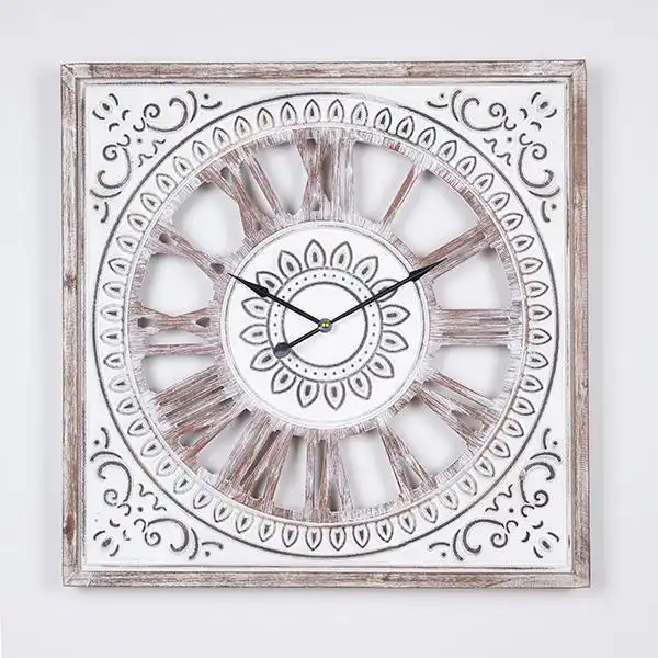 ΡΟΛΟΪ ΤΟΙΧΟΥ ΞΥΛΙΝΟ ΑΝΤΙΚΕ ΛΕΥΚΟ – ΦΥΣΙΚΟ 60×4.5x60cm